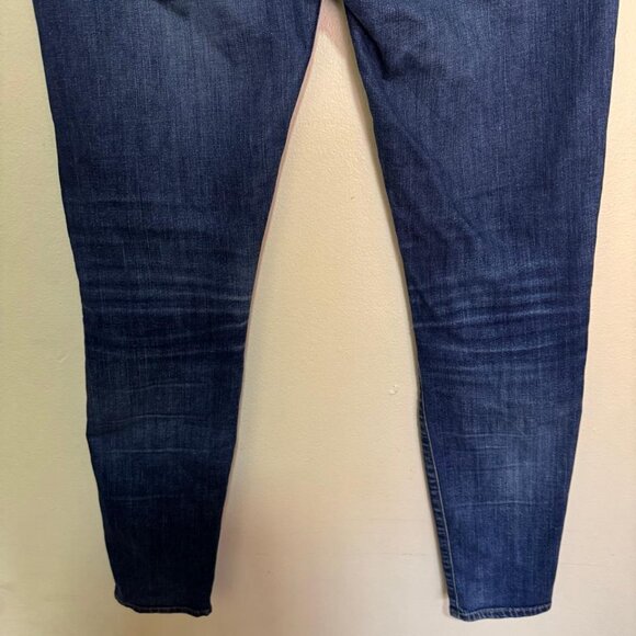 Madewell 10" High-Rise Skinny Jeans in Hayes Wash/Blue color Style F4684 - Picture 7 of 14
